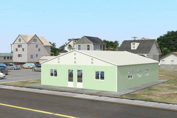 129 m² Előregyártott Kórház