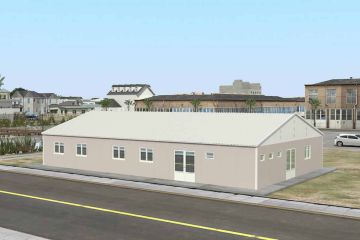 217 m² Előgyártott Etkezde Epület