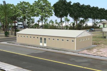 145 m² WC & Zuhanyzó Épület