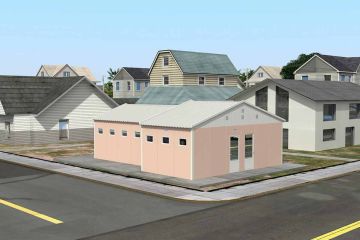 62 m² WC & Zuhanyzó Épület