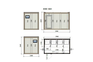 KW4 Zuhanyzó tartály